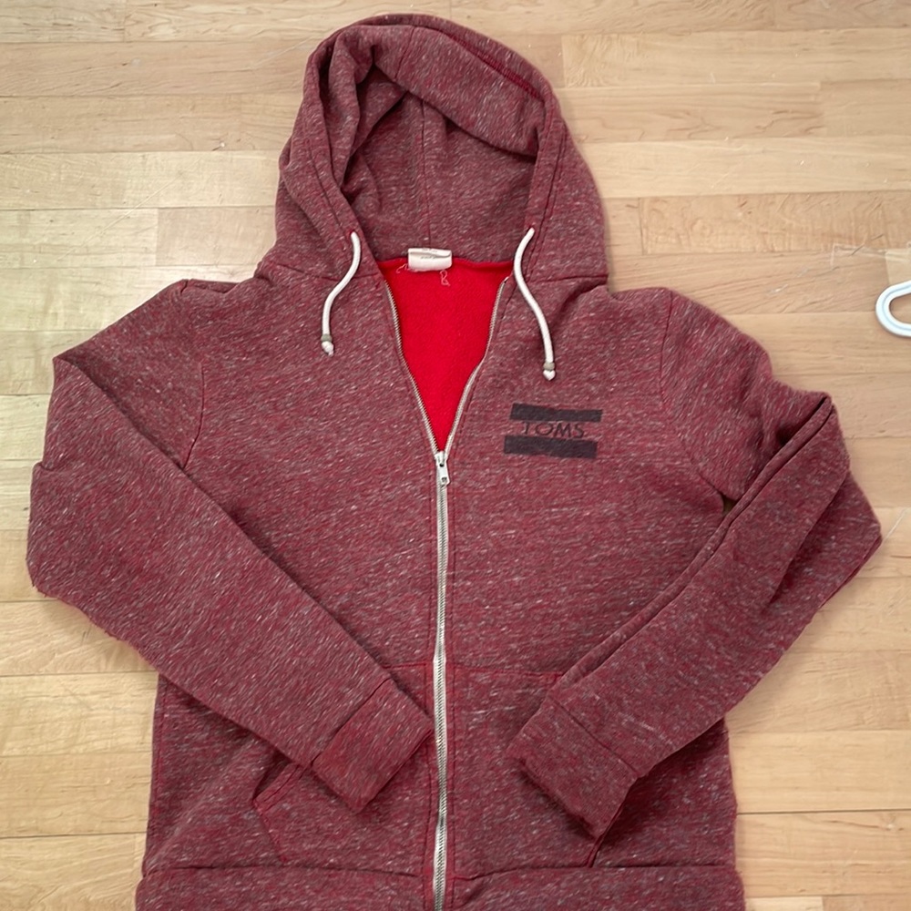 Toms zip hoodie. Sz S